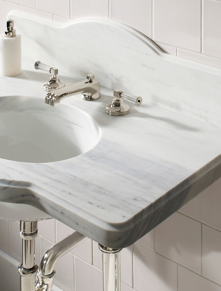 Washstands featuring
the Waterworks Cut