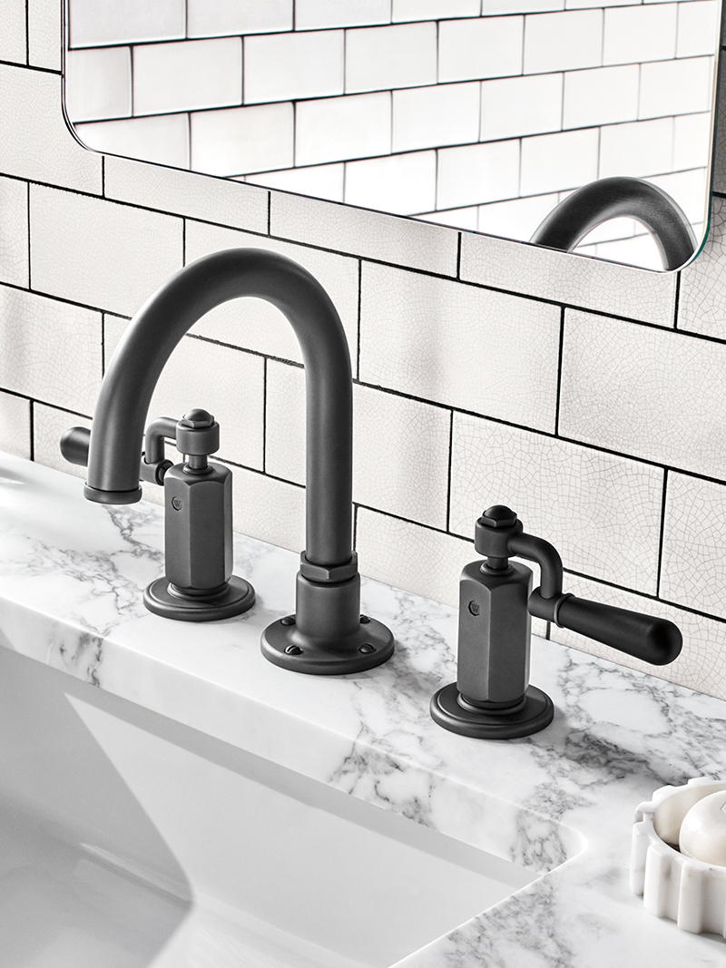 Regulator Lavatory Faucet with Drop Lever Handles