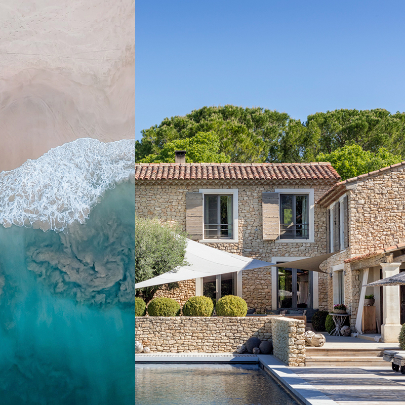 Marbella to Monterey Coastal Retreat Sun, sea and sky set the tone for a warm and relaxed breath of fresh air. Shoes optional. 