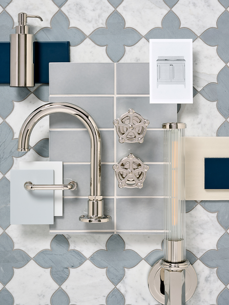 Regulator Kitchen Faucet, Clayburn Kitchen Sink, Regulator Sconce, Regulator Pull, Luster Soap Dispenser, Parramore, Architectonics2,Claypaper