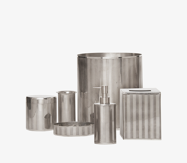 Engine Turned Pewter