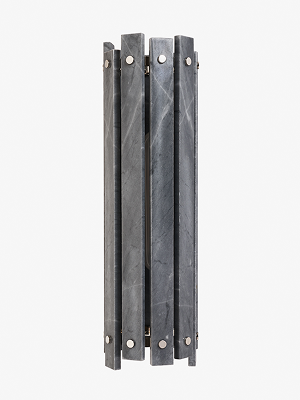 Dante Large Wall Mounted Single Sconce with Bardiglio Diffuser