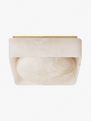 Enzo Ceiling Flush Mount in Alabaster