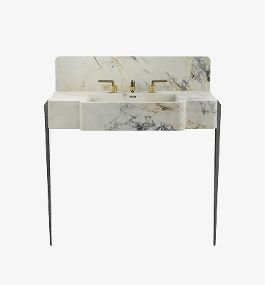 Carved Marble sinks with legs