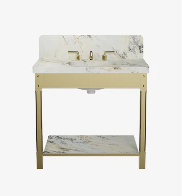 washstands with The Waterworks cut