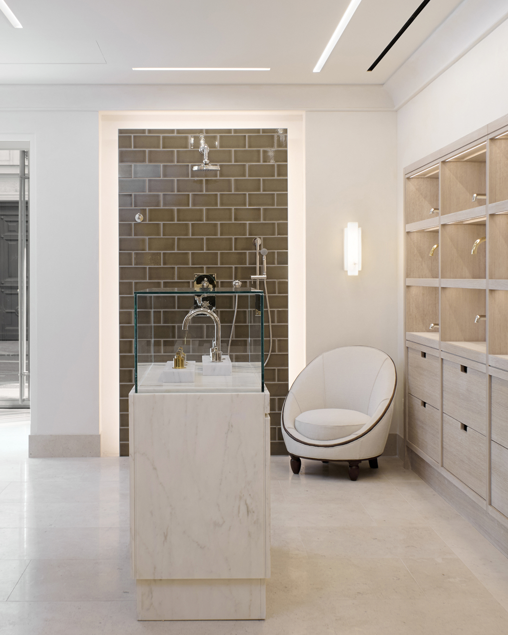 Waterworks Paris Showroom seating area