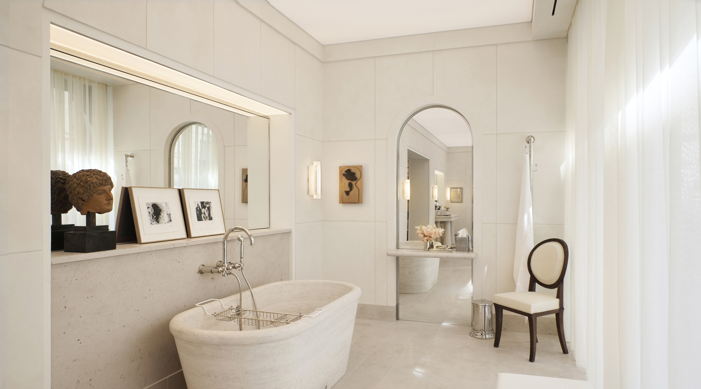 Waterworks Paris Showroom vanity display