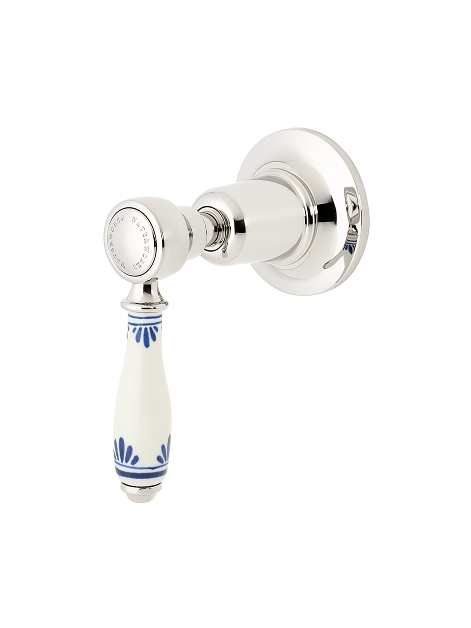 Volume Control with Royal Delft Rake Lever Handle