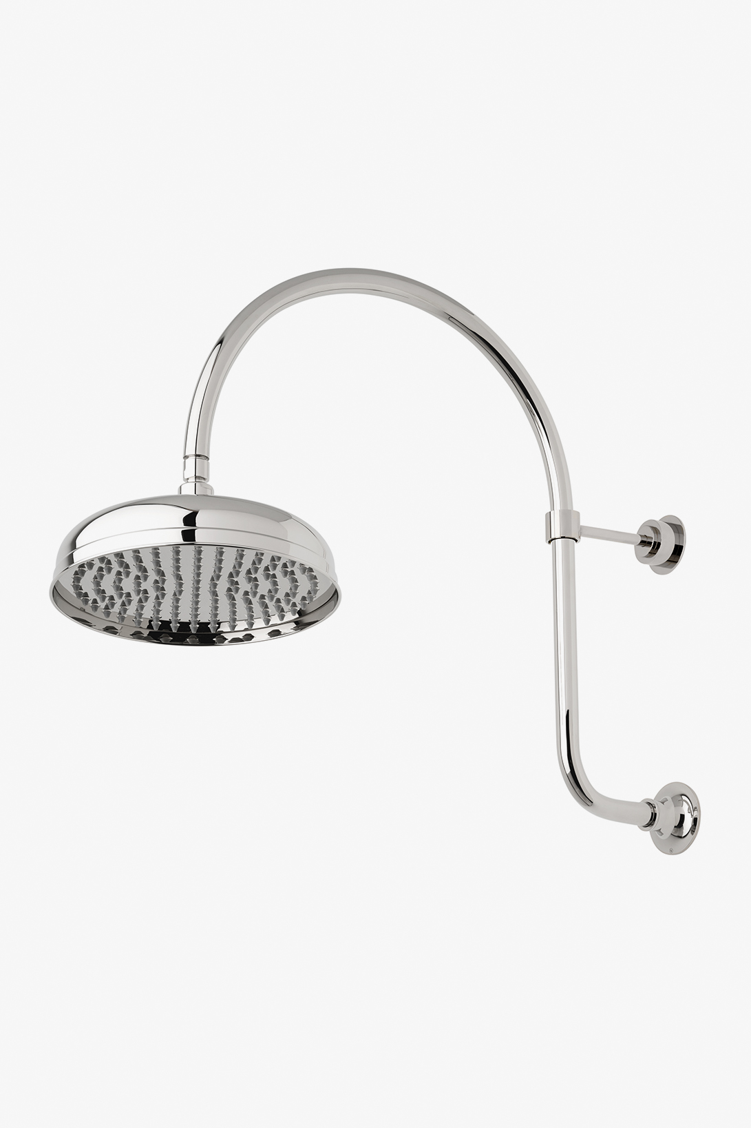 Opus 6" Showerhead with 10" Wall Mounted 45 Degree Shower Arm Waterworks