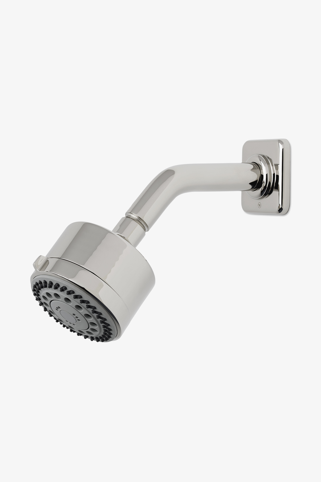 Ludlow 3 1/4" Showerhead with Adjustable Spray with 8" Wall Mounted 45