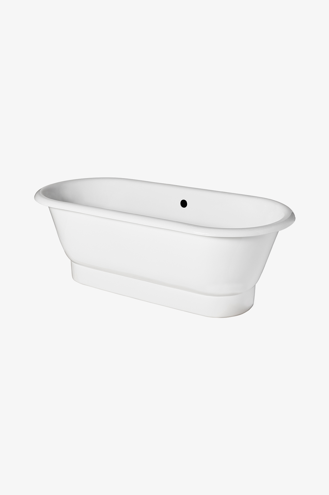 Discover Saxby 61" x 30" x 23" Freestanding Oval Cast Iron Bathtub with