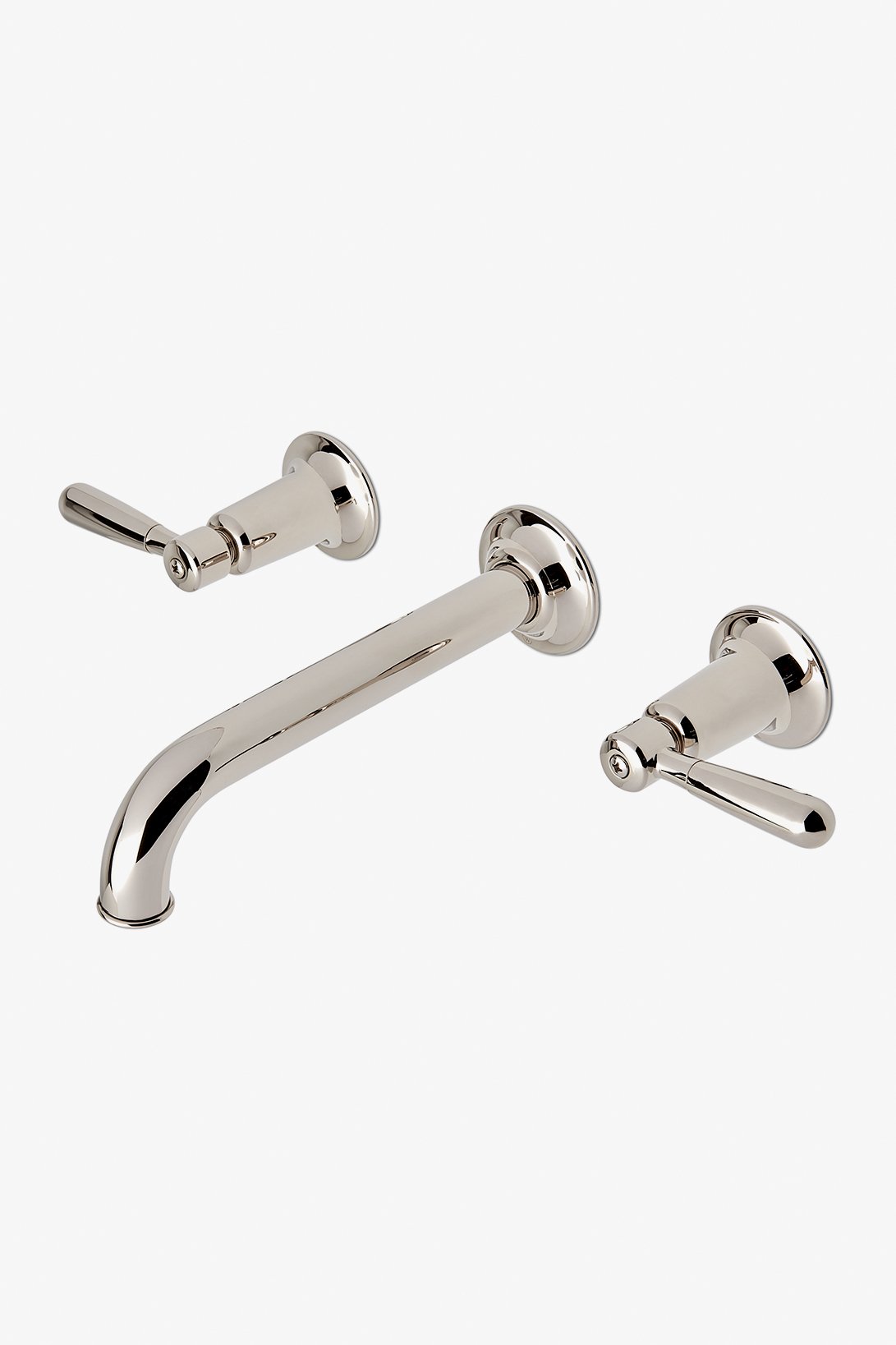 Riverun Wall Mounted Lavatory Faucet with TwoTone Lever Handles