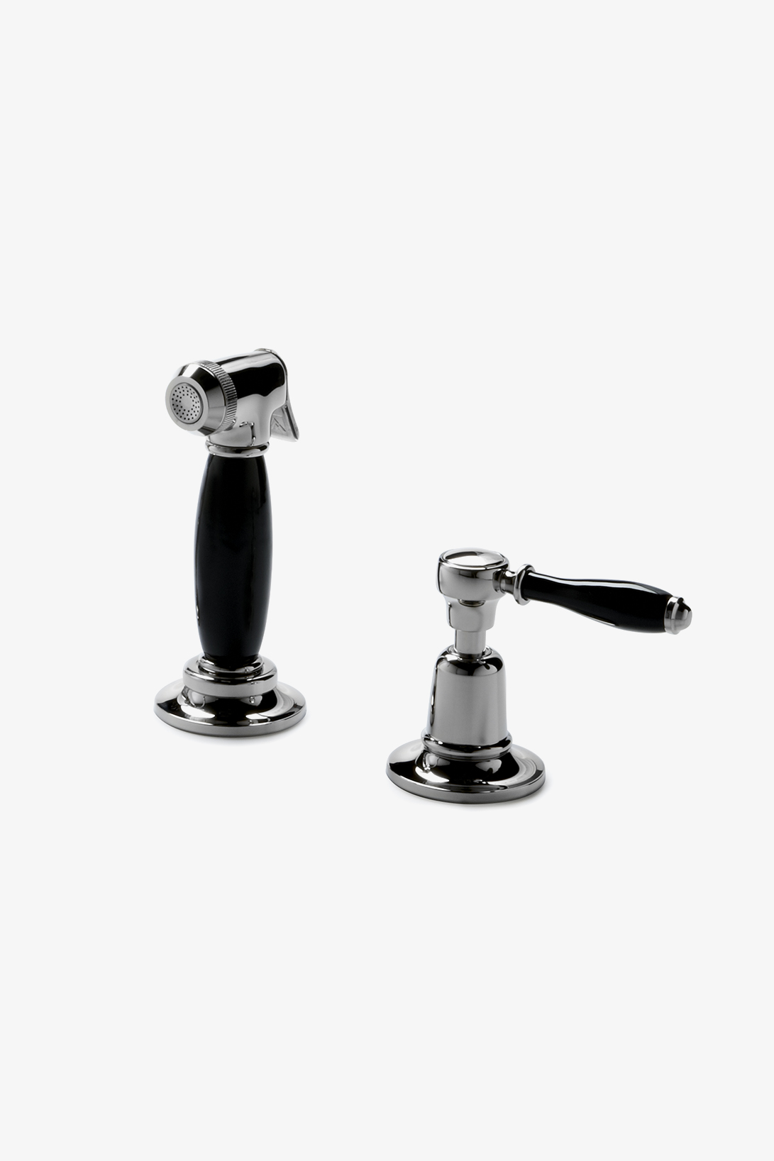 Discover Easton Classic Two Hole Bridge Gooseneck Kitchen Faucet, Metal