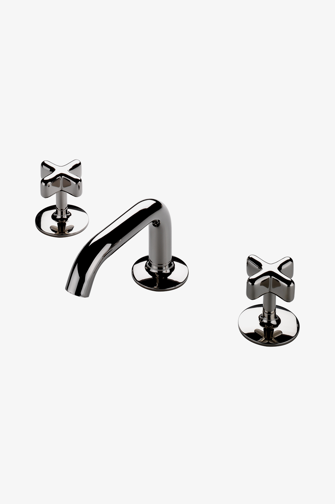 Discover .25 Low Profile Three Hole Deck Mounted Lavatory Faucet with