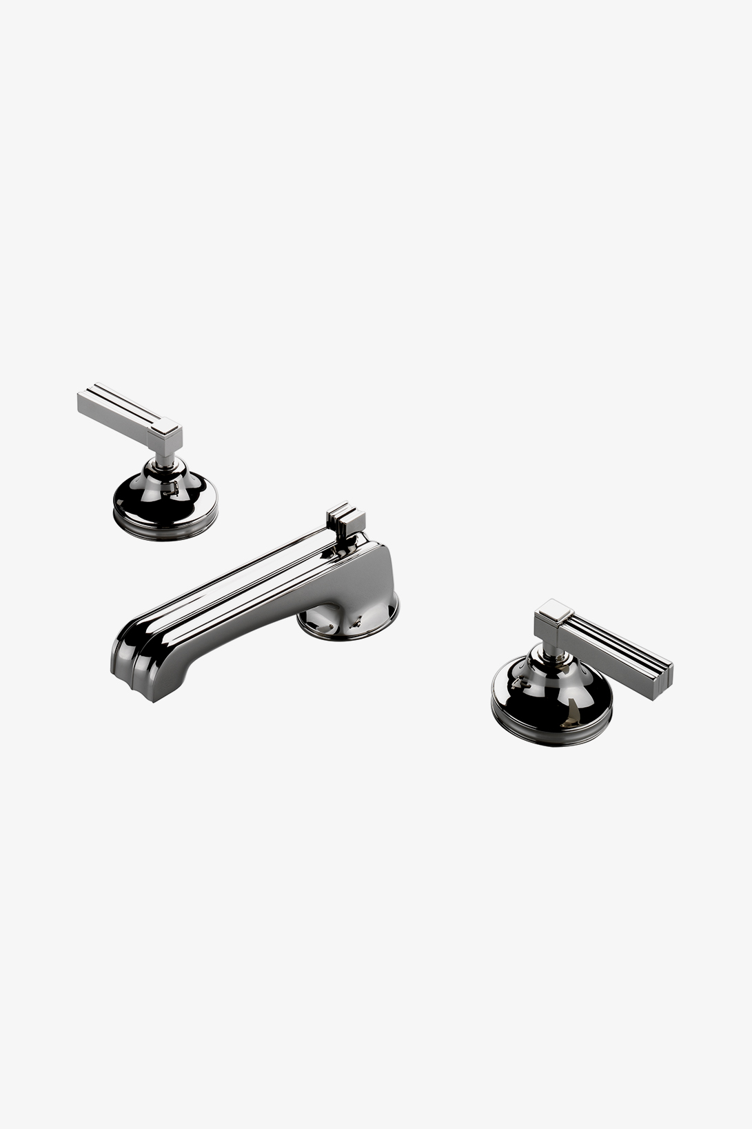 Discover Boulevard Low Profile Three Hole Deck Mounted Lavatory Faucet
