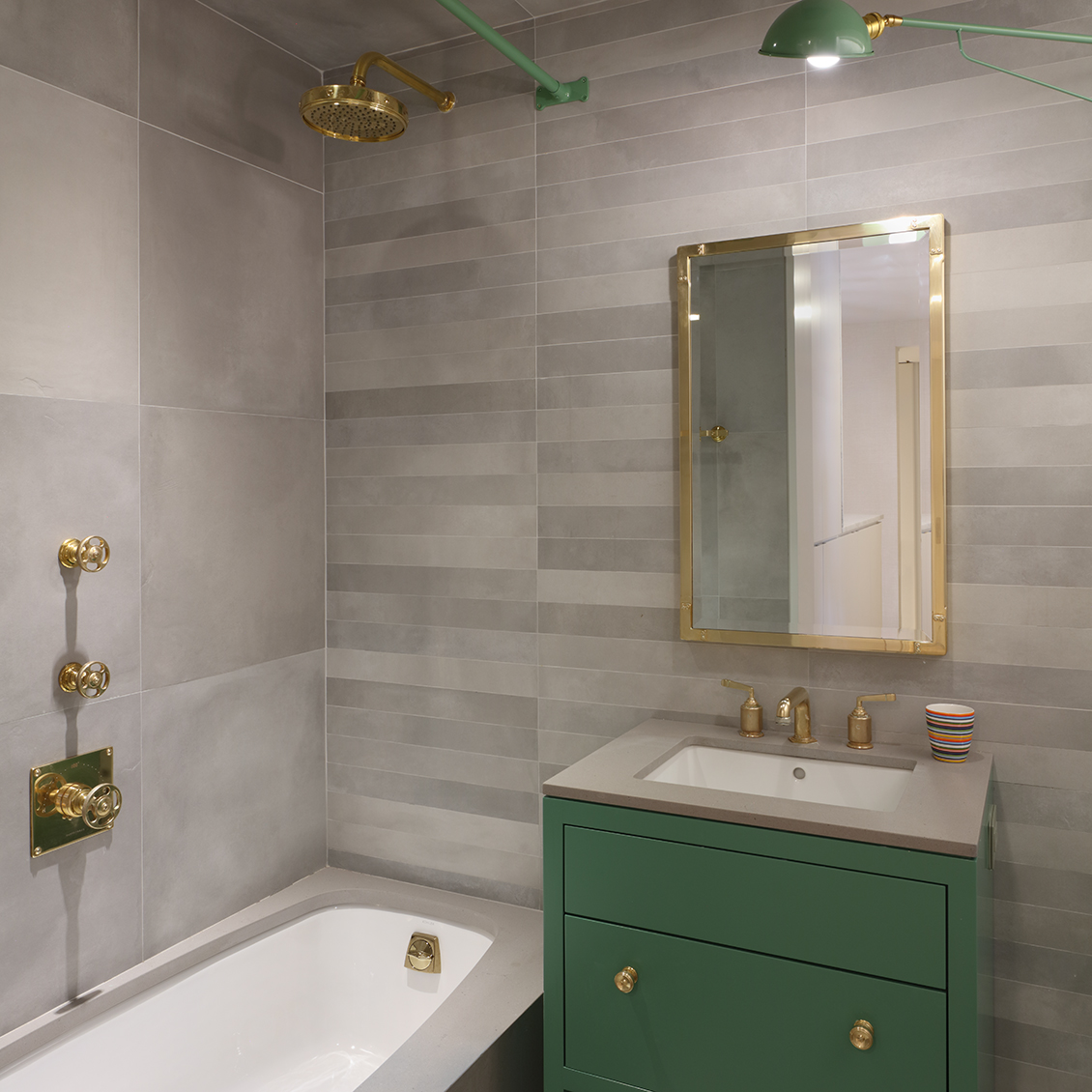 Discover R.W. Atlas Low Profile Three Hole Deck Mounted Lavatory Faucet