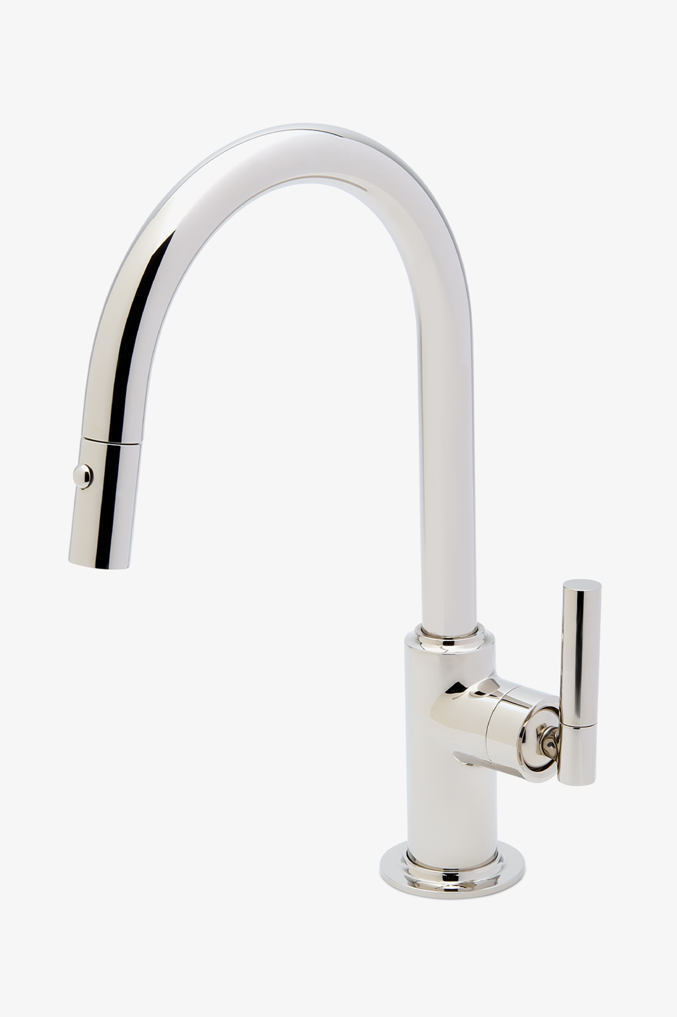 Bond Solo Series One Hole Gooseneck Bar Faucet with Straight Lever
