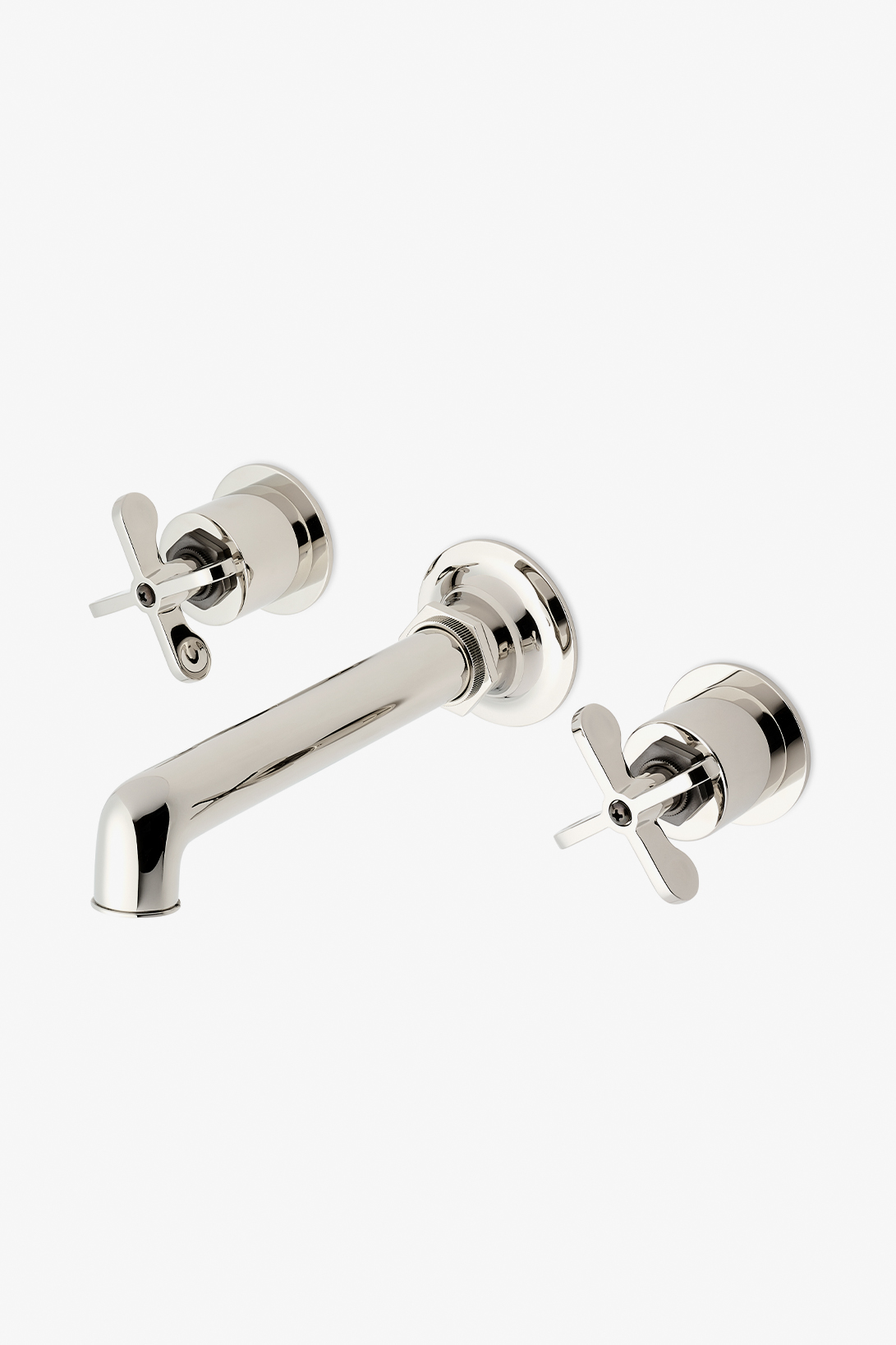 Henry Gooseneck Lavatory Faucet with Two Tone Cross Handles Waterworks