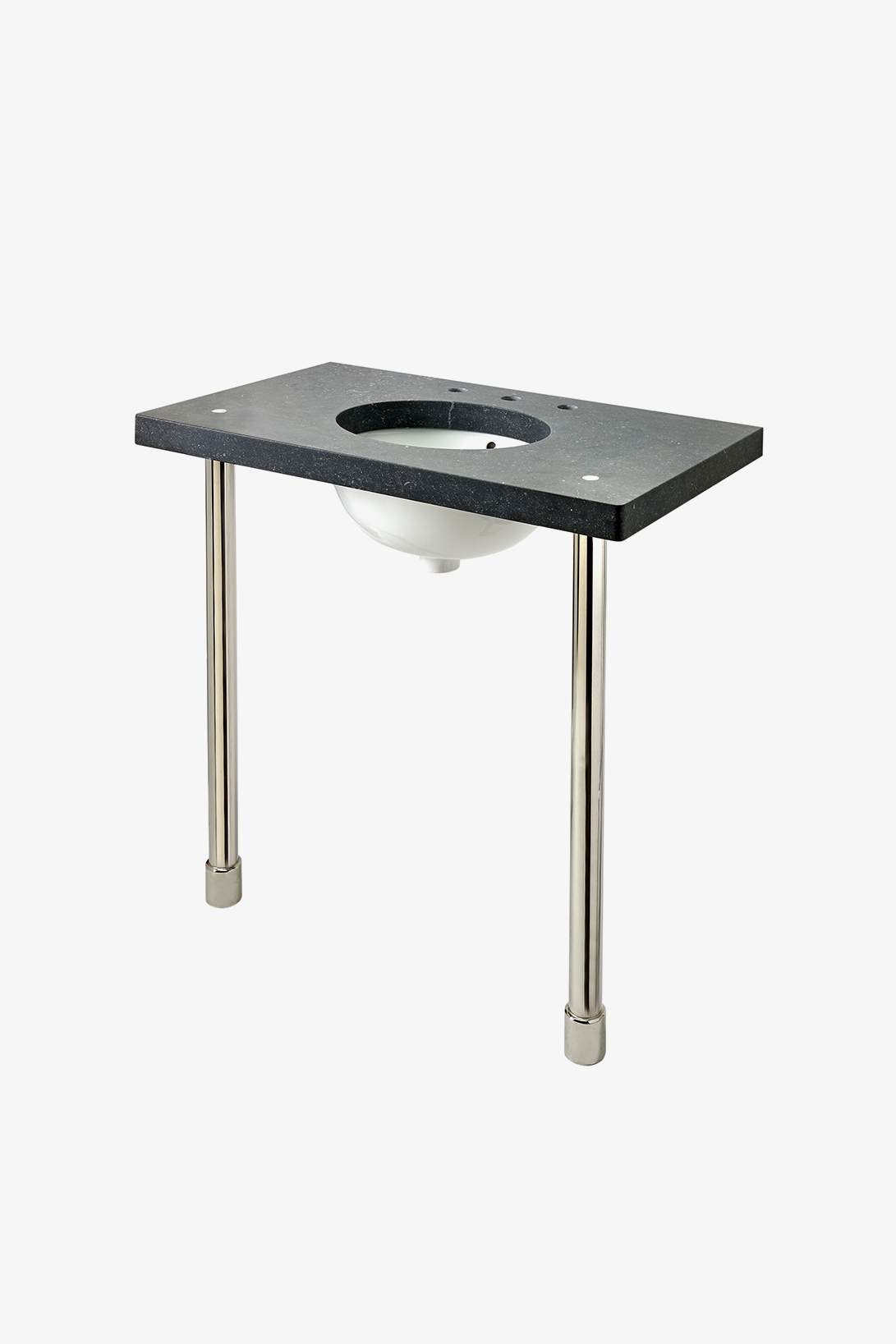 Opus Metal Round Single Two Leg Washstand