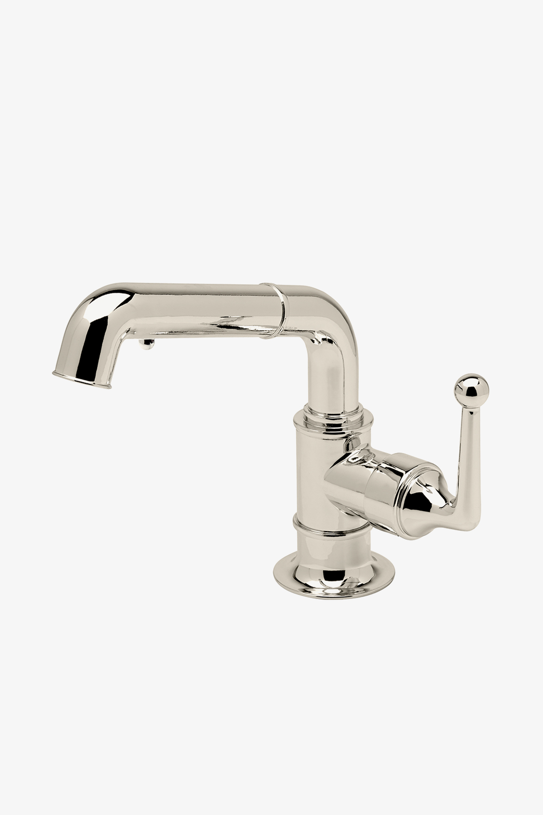 Discover Dash Three Hole Gooseneck Kitchen Faucet with Metal Cross