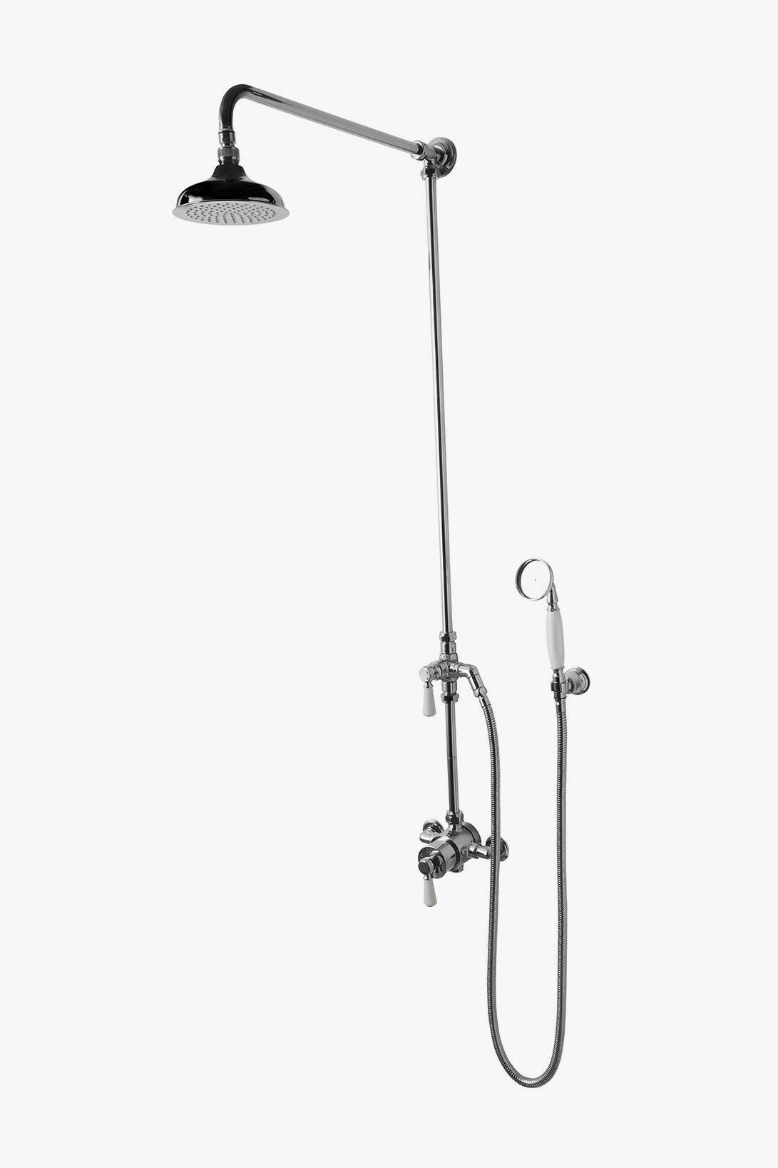 Discover Highgate Handshower On Hook with White Handle Online Waterworks