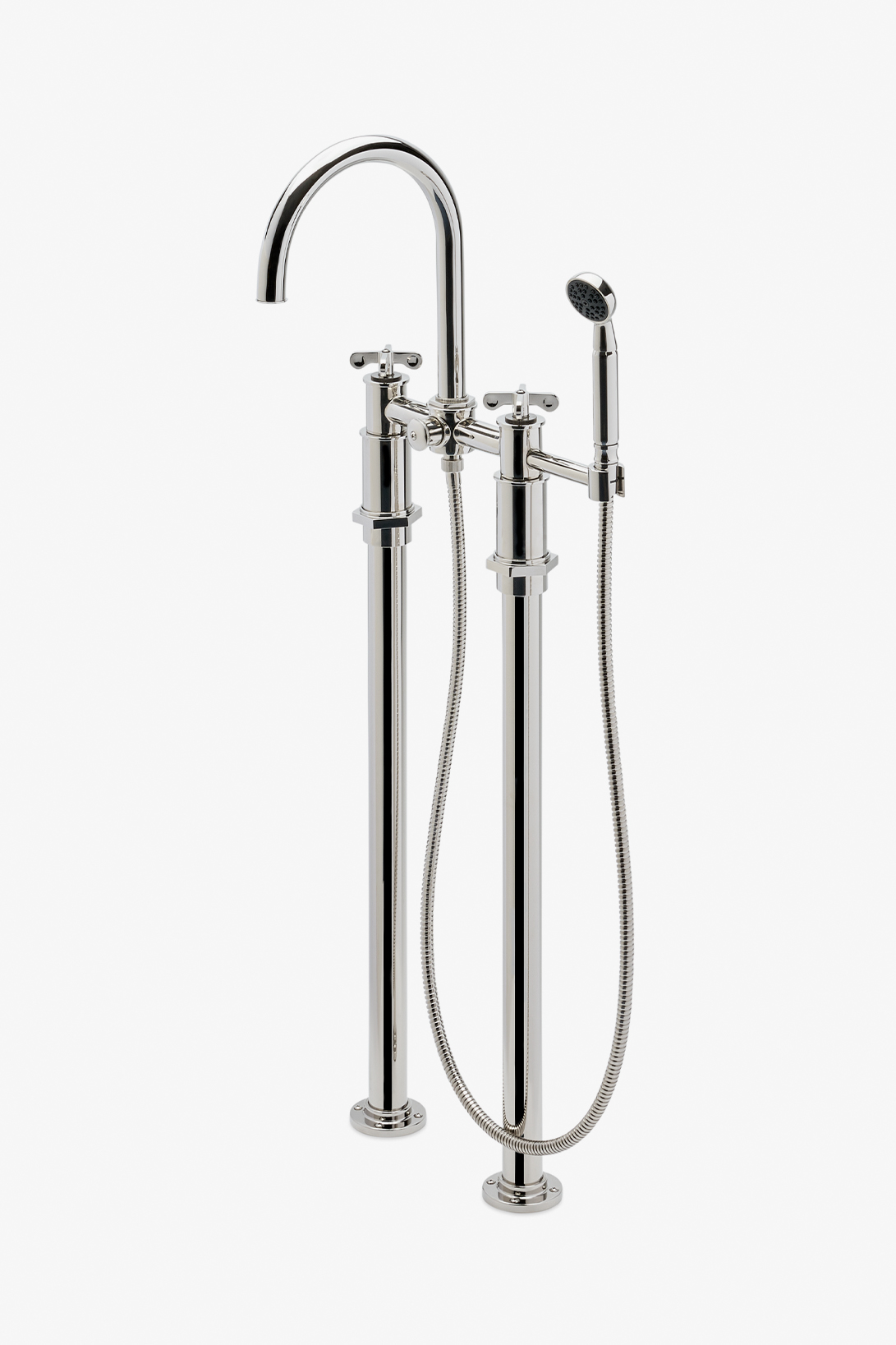 Discover Henry Exposed Floor Mounted Tub Filler With Handshower and