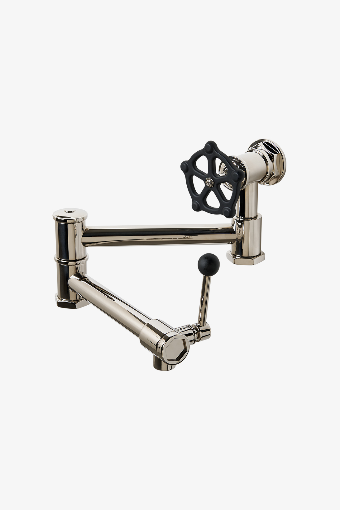 Discover Easton Classic Wall Mounted Extension Pot Filler, Metal Cross