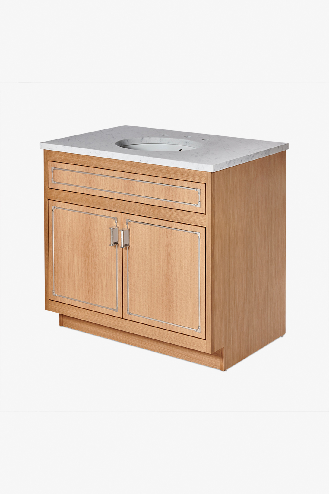 Pullman Single Vanity with Tapered Legs and Hardware 24" x 21" x 33 1/4