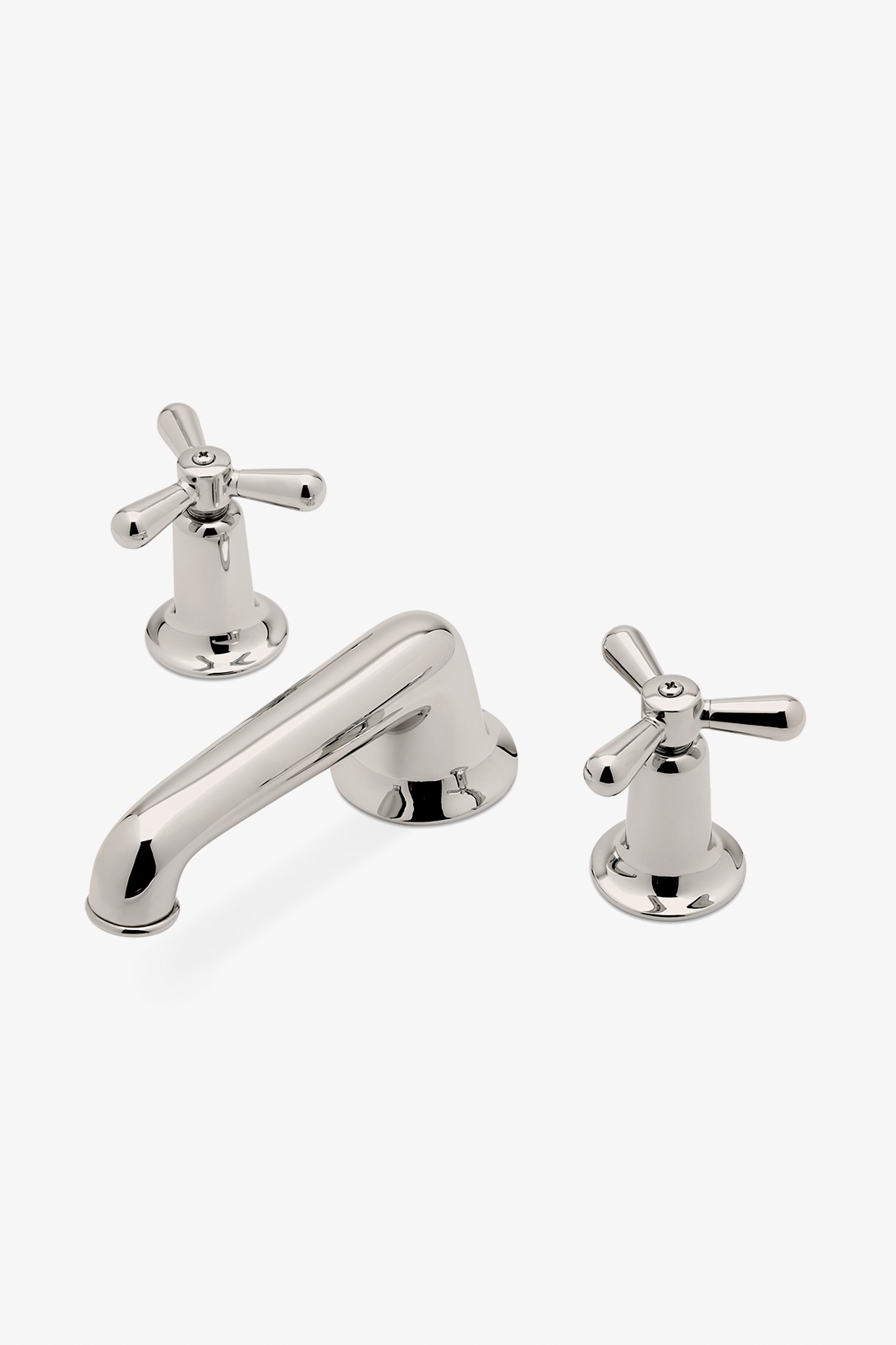 Riverun Wall Mounted Lavatory Faucet with TriSpoke Handles Waterworks
