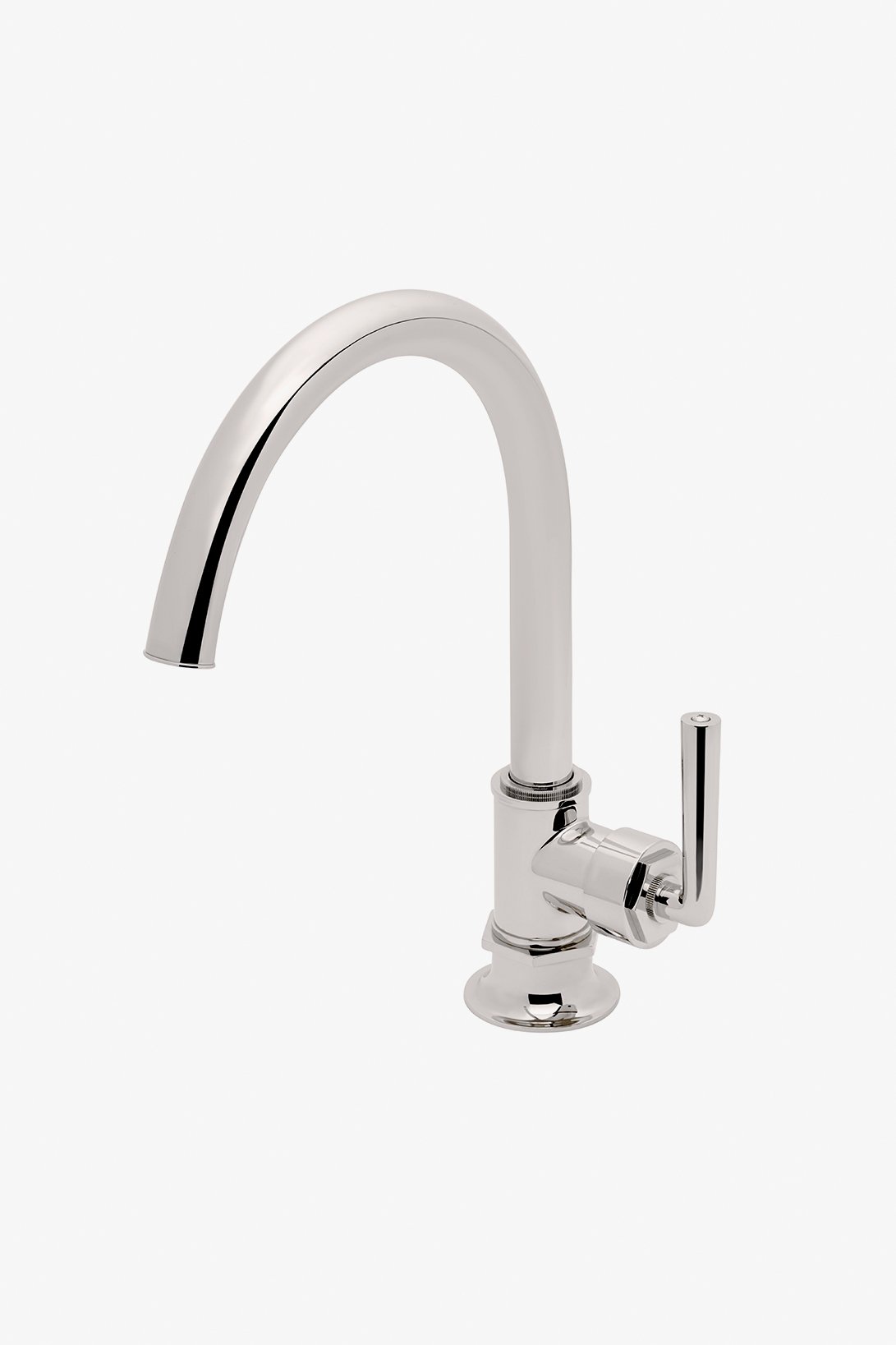 Discover Henry Mid-Size One Hole Gooseneck Integrated Pull Spray