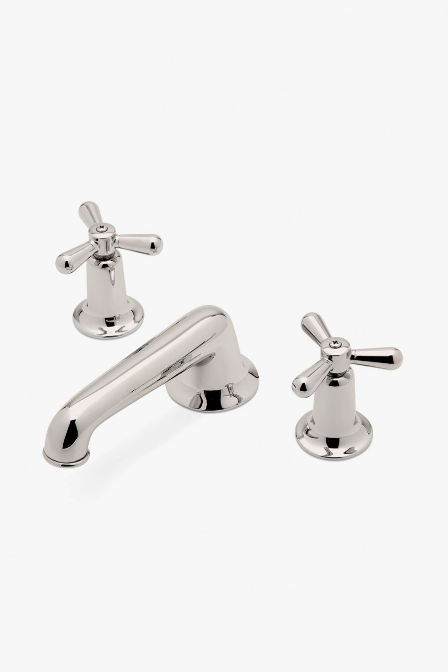 Cisal Double Handle Widespread Bathroom Faucet with Pop-Up Drain and Cross  Handle Finish: Polished Chrome 並行輸入品