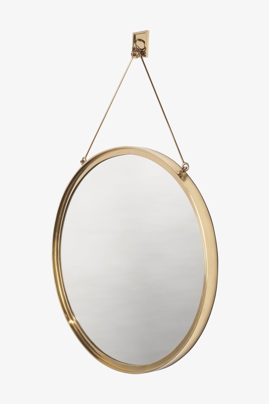 Latchet Wall Mounted Round Mirror 23 1/2