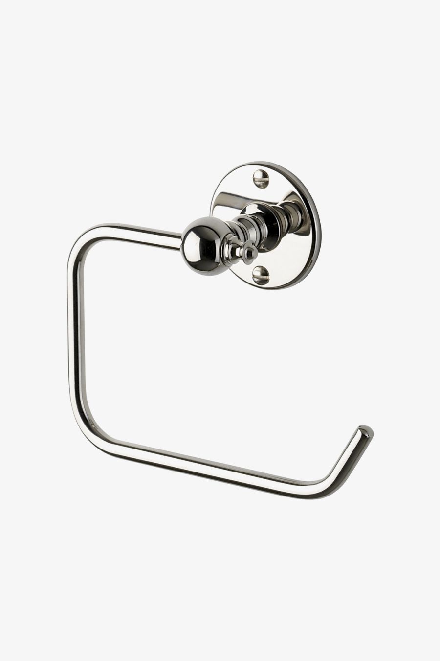 RuiLing Wall Mounted Single Arm Toilet Paper Holder in Stainless Steel Silver ATK-196