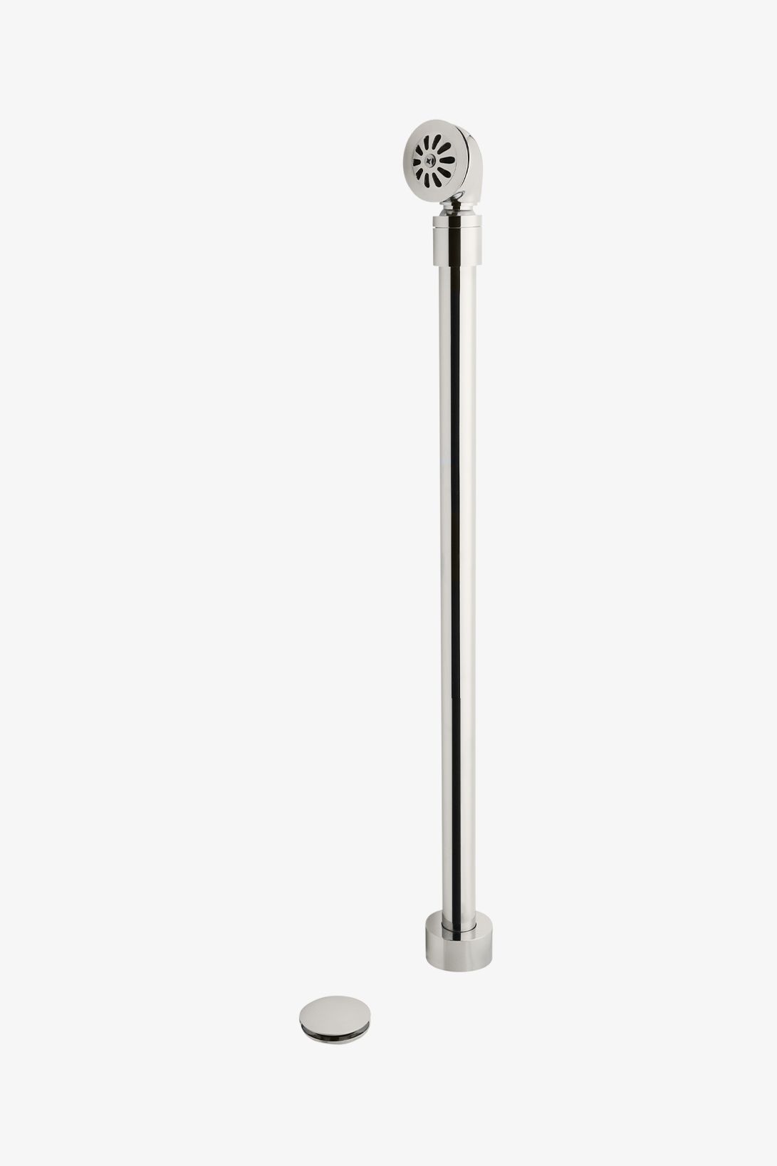 Universal Push-Touch Drain and Docking Station with Overflow