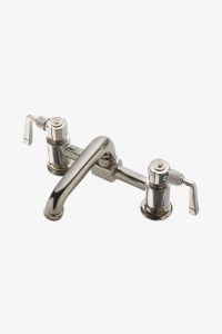 Discover R.W. Atlas Bridge Two Hole Deck Mounted Lavatory Faucet
