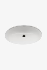 Discover Clara Undermount Oval Vitreous China Lavatory Sink Double