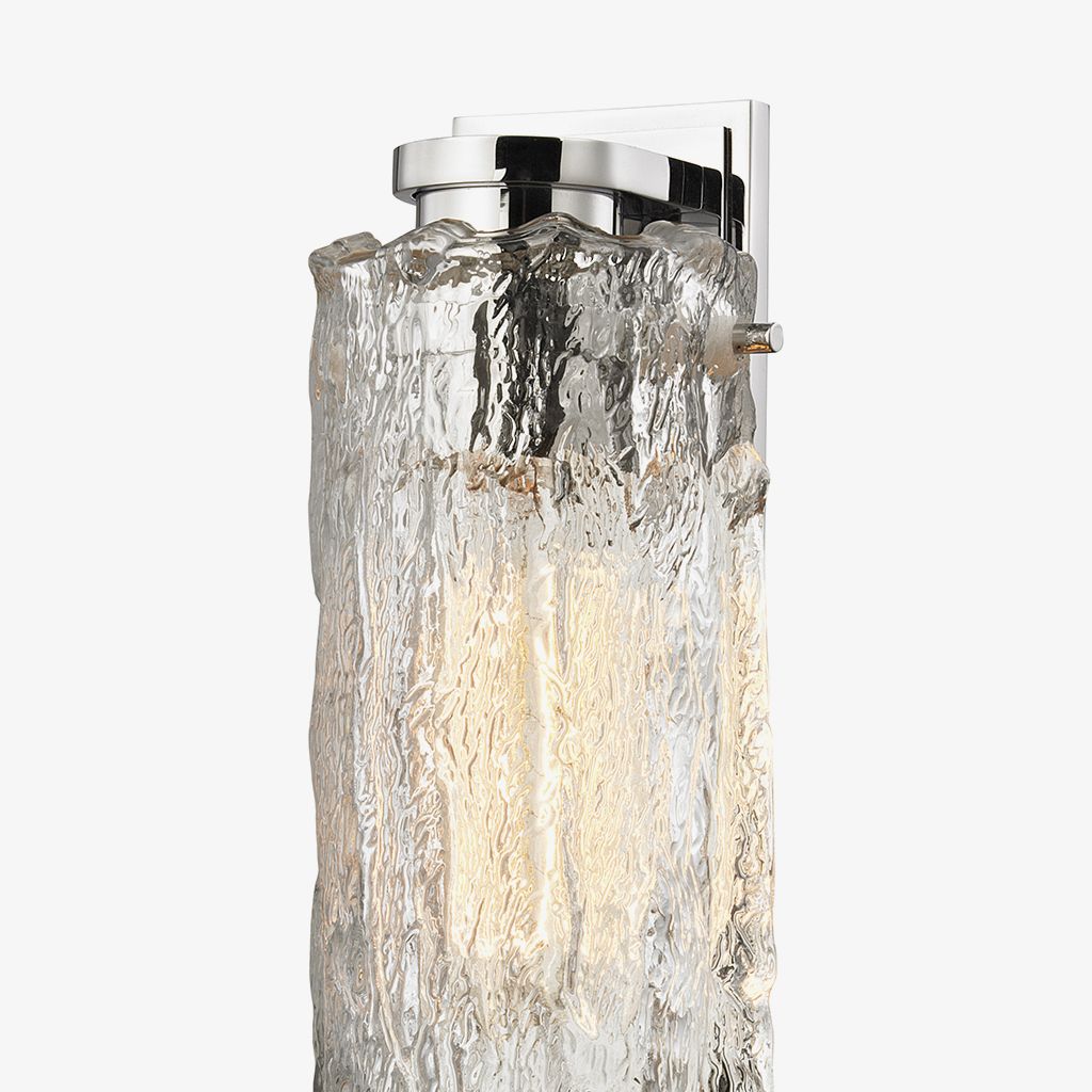 Discover Marlon Wall Mounted Single Sconce with Glass Shade Discover Marlon Wall Mounted Single Sconce with Glass Shade