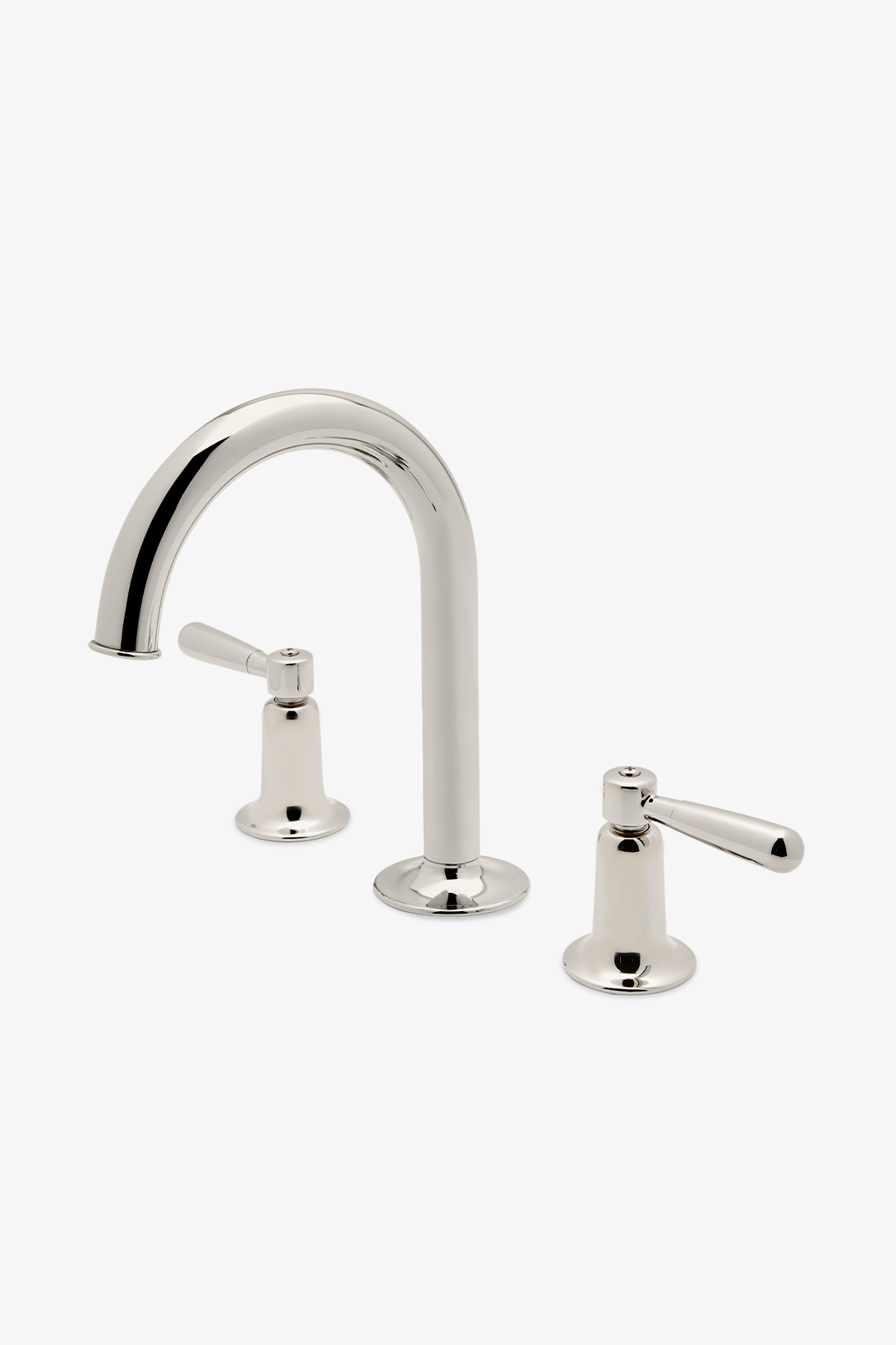 Riverun Gooseneck Lavatory Faucet with TriSpoke Handles Waterworks