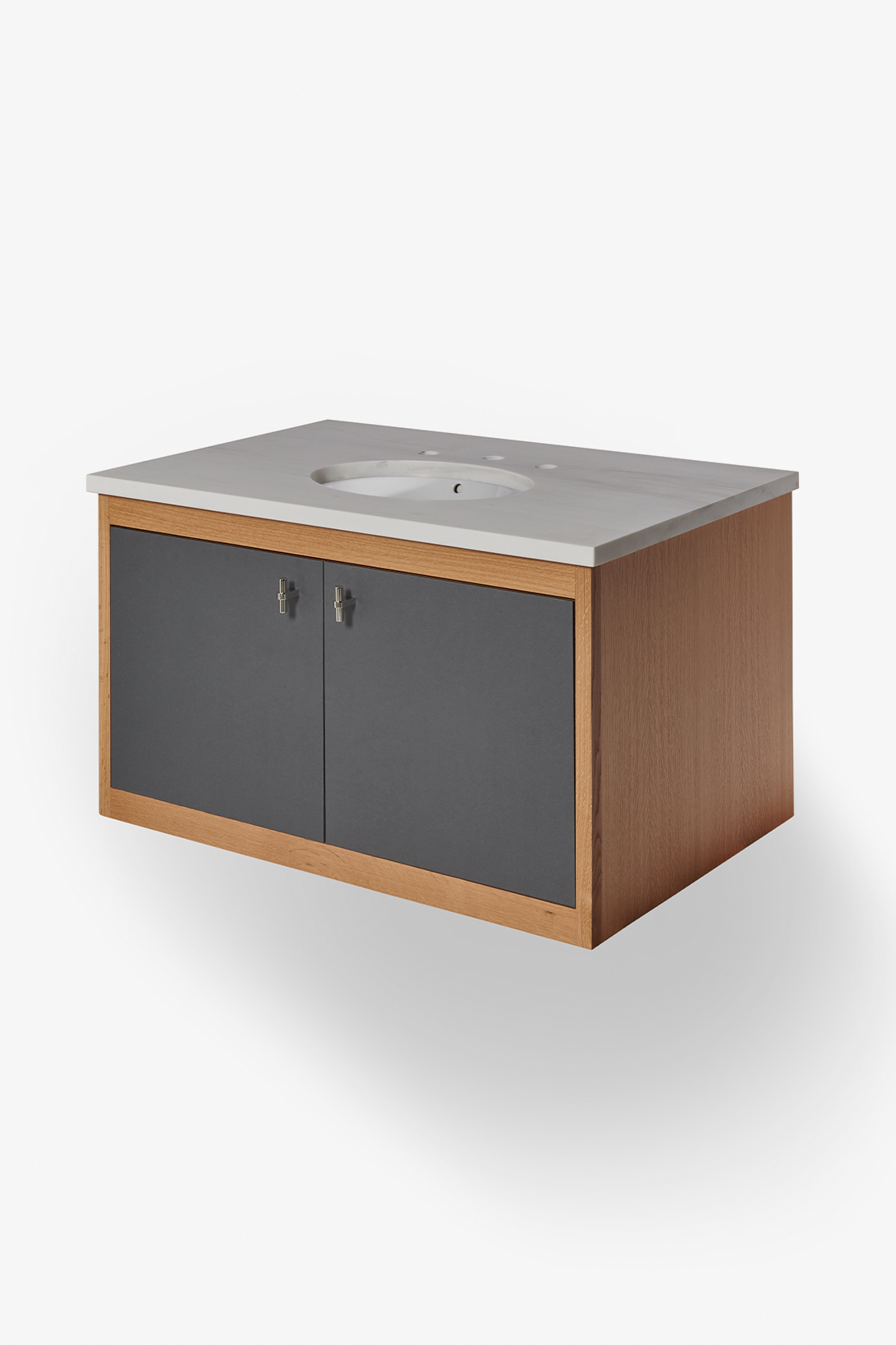Alta Floating Vanity Charcoal Paperstone