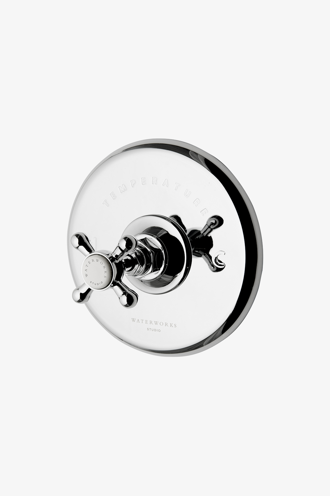 Highgate ASH NYC Edition Volume Control Valve Trim with Porcelain Lever