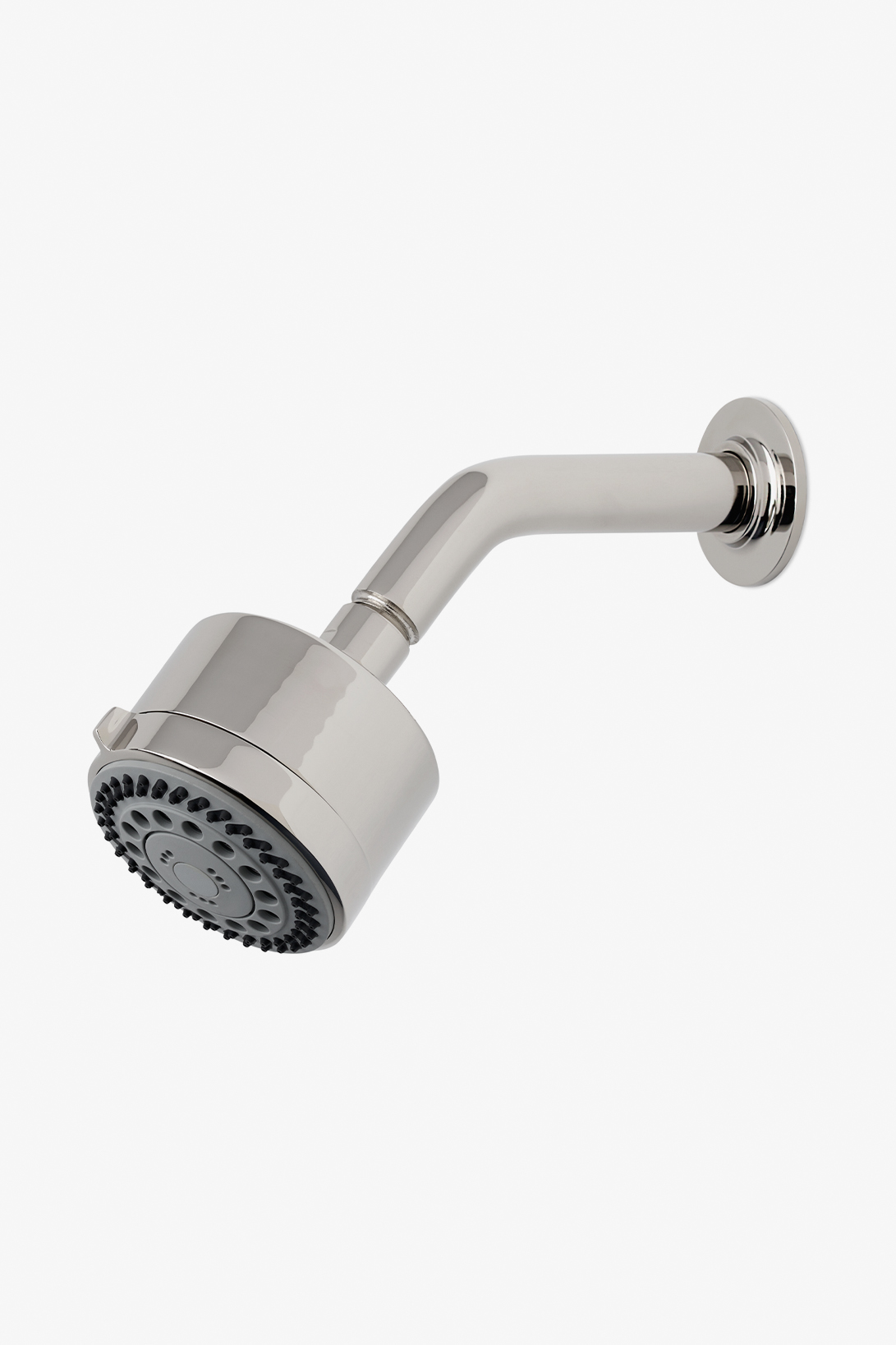 Bond 3 1/4" Showerhead with Adjustable Spray with 8" Wall Mounted 45 Degree Shower Arm Waterworks