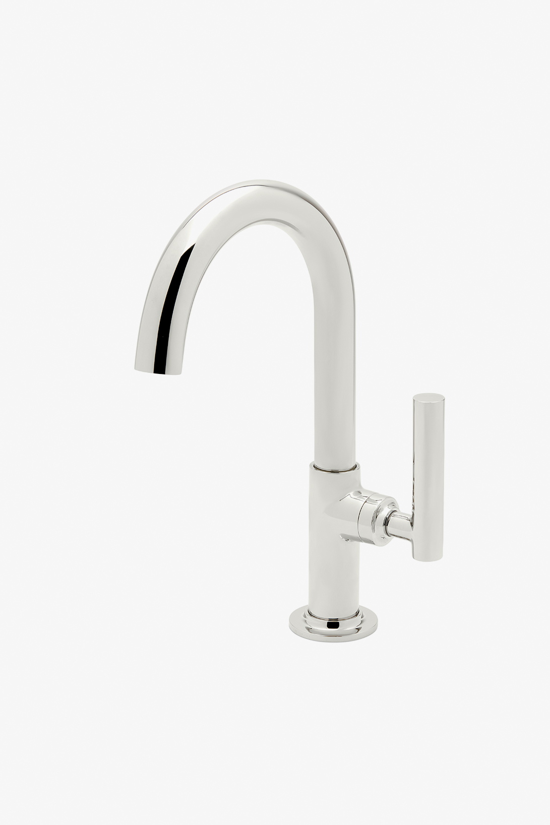Bond Solo Series Gooseneck Kitchen Faucet and Spray with Straight Lever