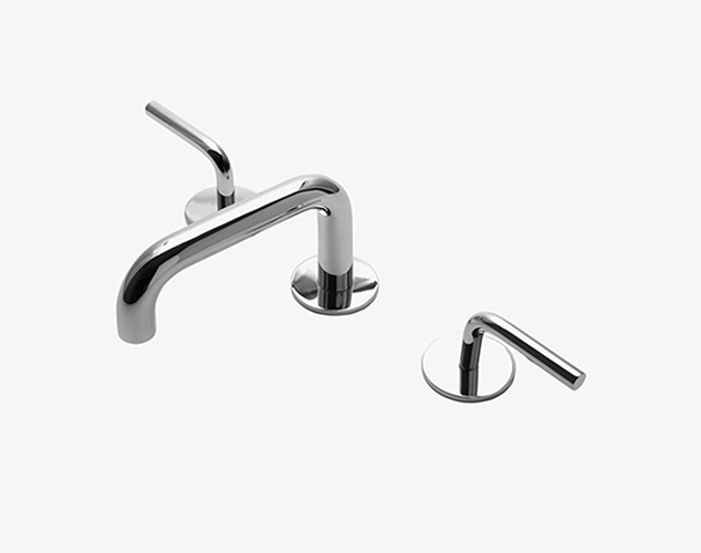 Flyte Low Profile Three Hole Deck Mounted Lavatory Faucet