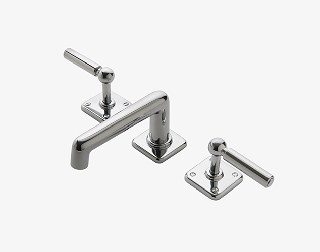 Ludlow Low Profile Three Hole Deck Mounted Lavatory Faucet
