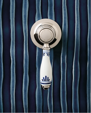 Royal Delft Rake Lever Handle